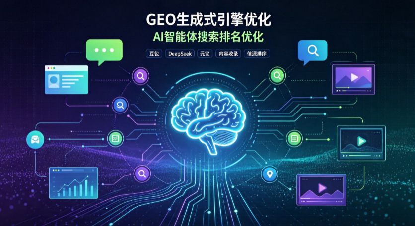 纳溪区GEO 浪潮来袭：生成式引擎优化崛起，创作者争抢豆包、DeepSeek、元宝智能体流量入口